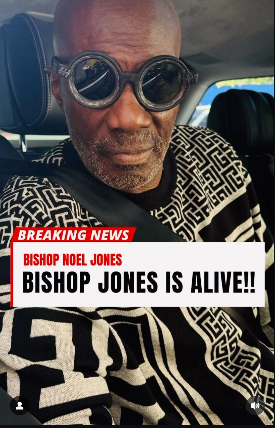 Bishop Noel Jones’s Cryptic Post Leaves Followers Baffled with Latest Failed Publicity Stunt